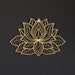 3D Mandala Metal Wall Decor, Lotus Flower Decoration for Homes, Bedroom Metal Wall Art, Housewarming Gift, Office Decor, Living Room Decor 