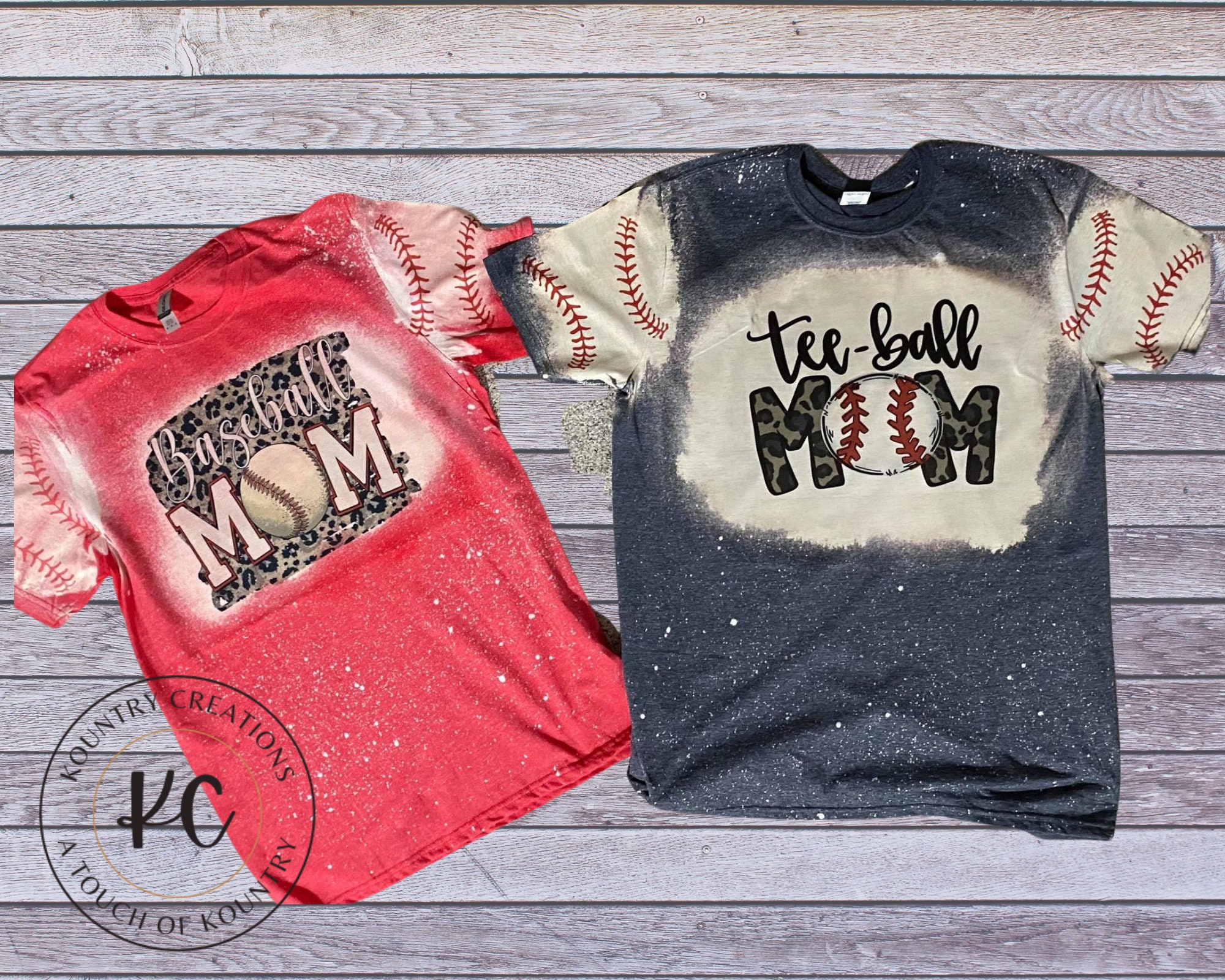 BéisbolTee Ball Softball Camiseta Beisbol Mamá TeeBall Etsy