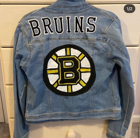 Custom Sports Jean Jacket - Etsy