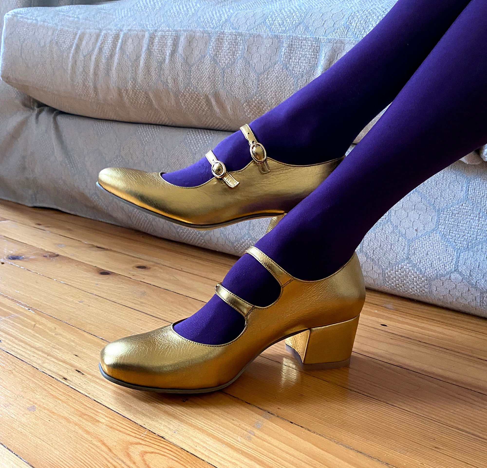 three strap mary janes