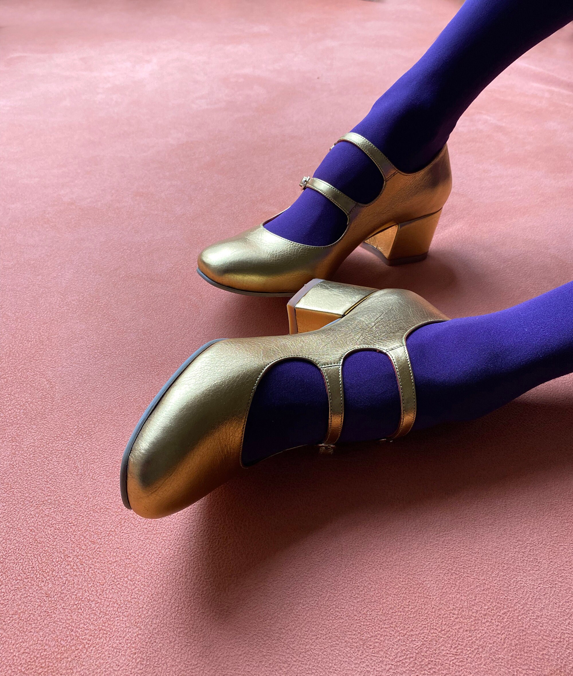 three strap mary janes