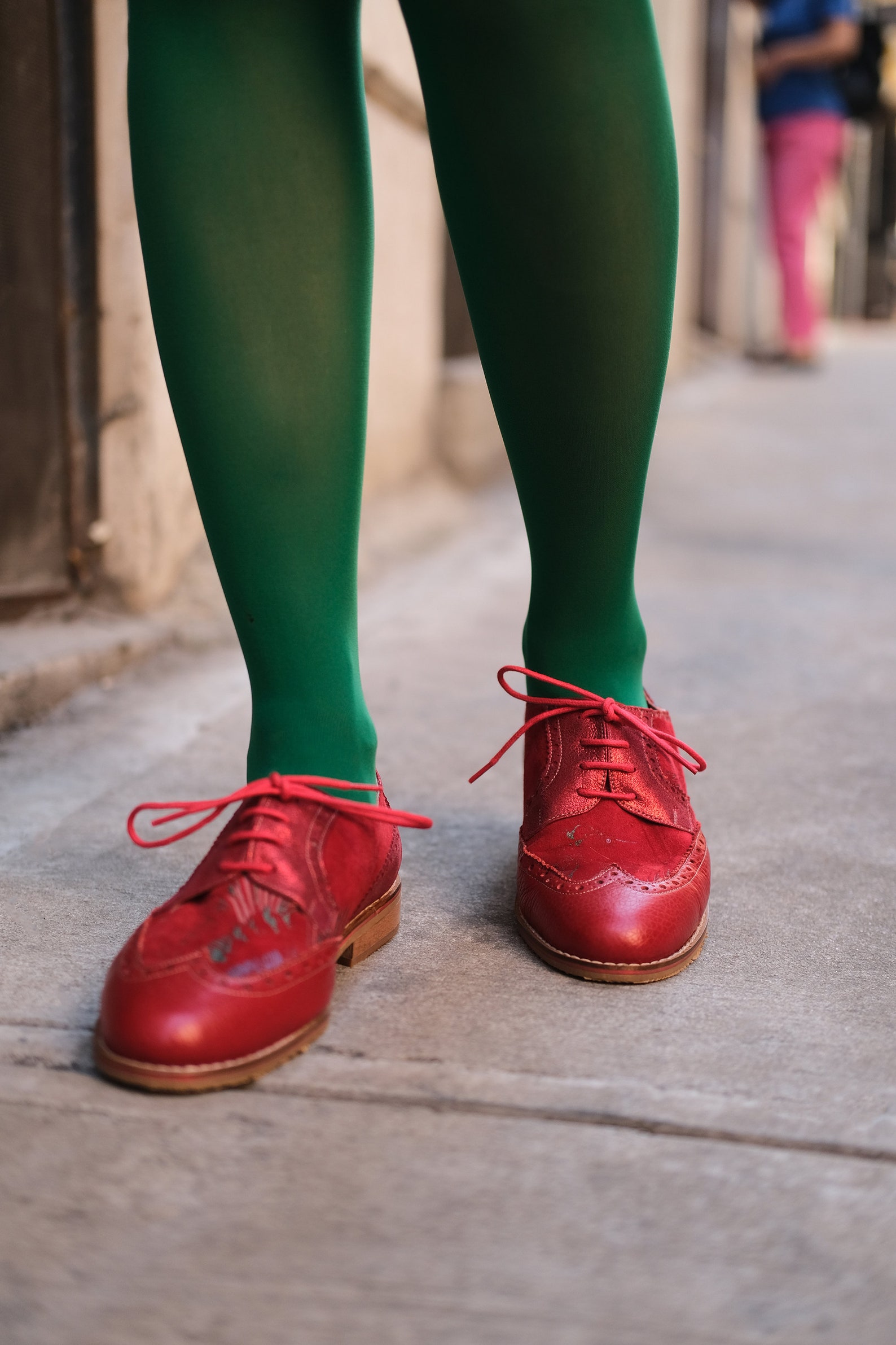 Women's Oxford Shoes | Red Shoes | Custom Brogues | Vintage Shoes ...