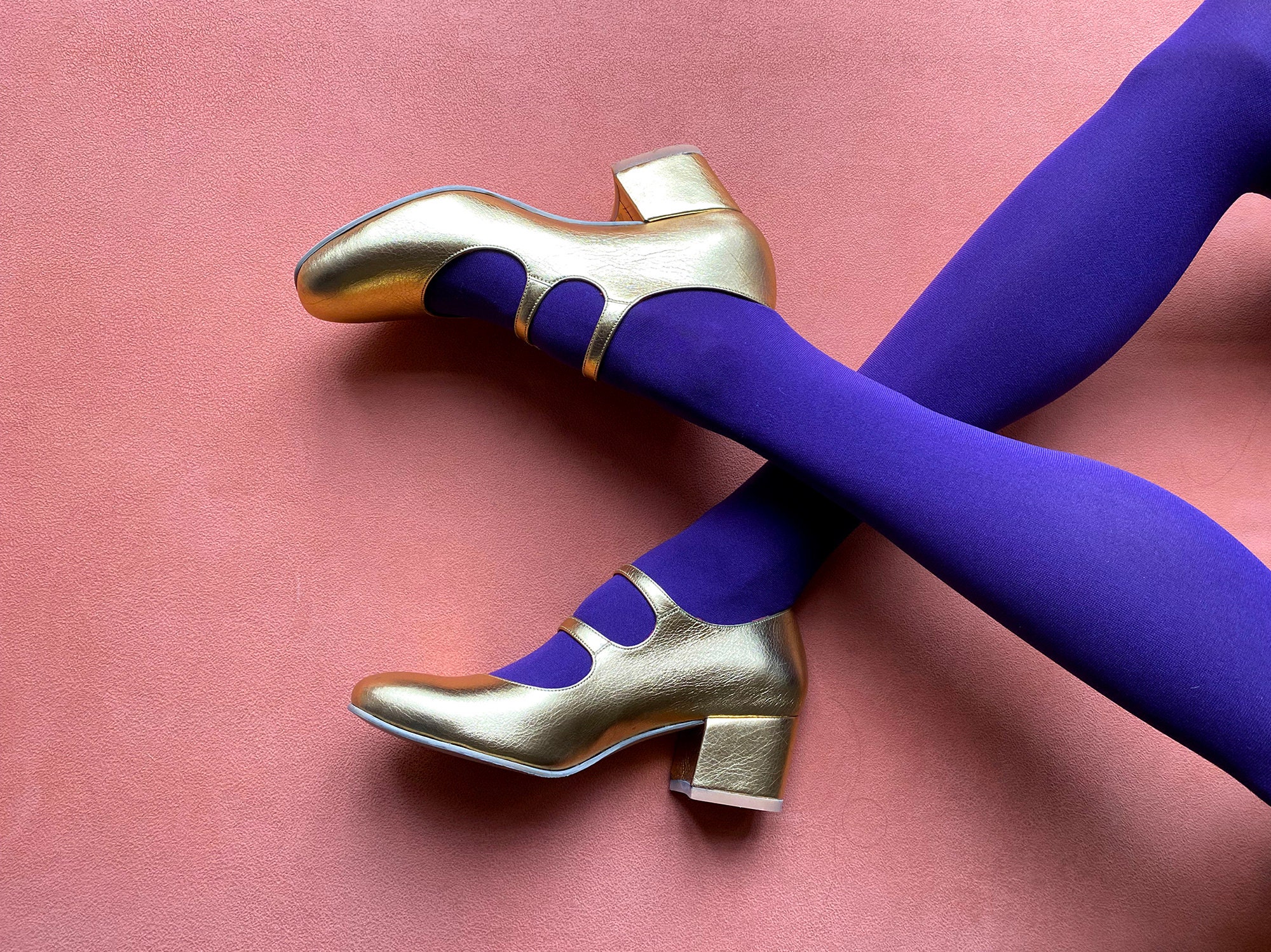three strap mary janes
