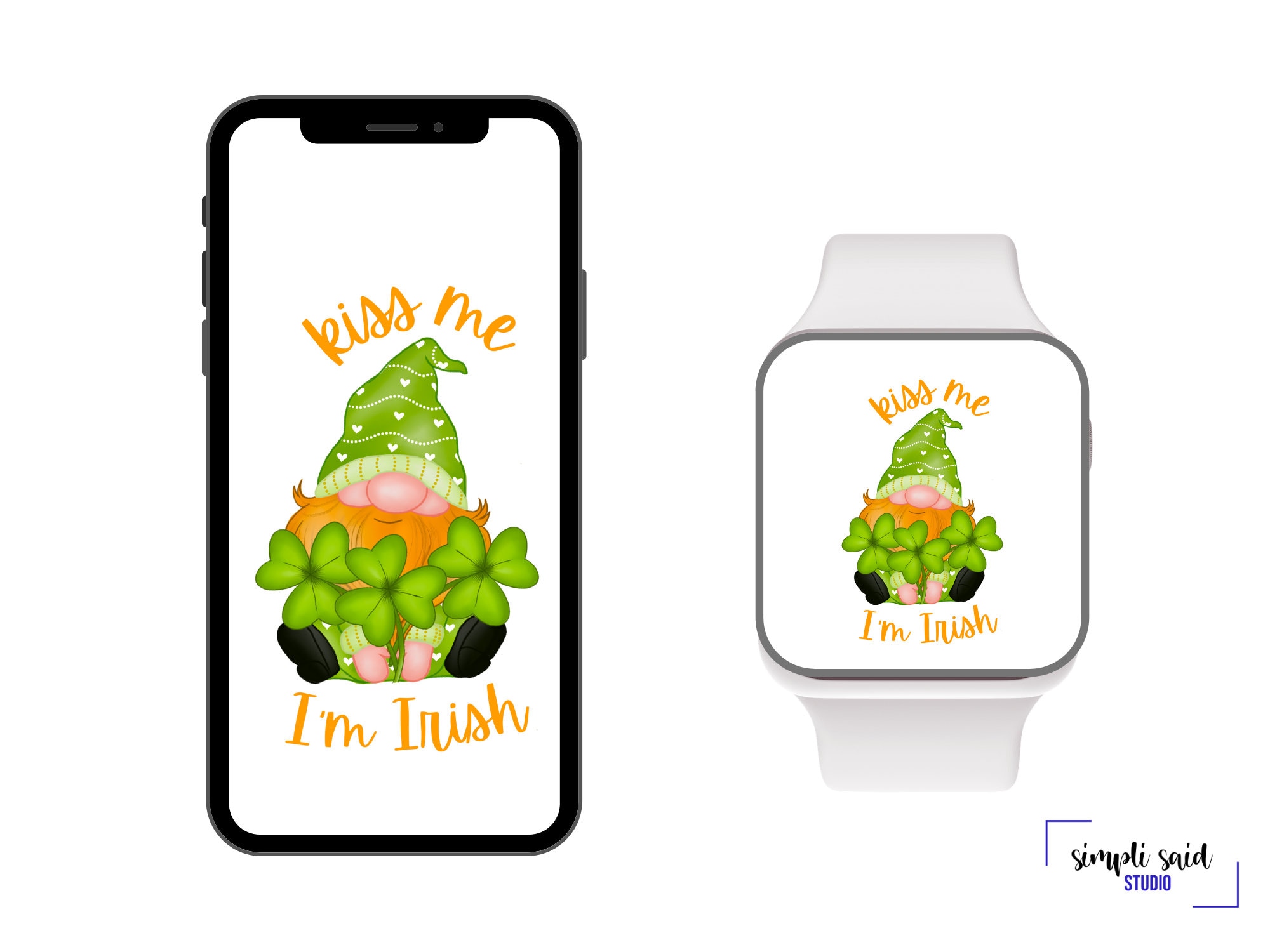 Kiss Me I'm Irish St Patrick's Day Gnome Wallpaper - Etsy Ireland Kiss Me I'm Irish St Patrick's Day Gnome Wallpaper - Etsy Ireland