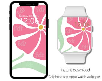 Subtle Anti-Trump Flower Wallpaper, FDT Apple Watch Wallpaper, Anti-Maga,  Feminist, FDT Merch, Resist, Liberal, Democracy, Apple Watch Face
