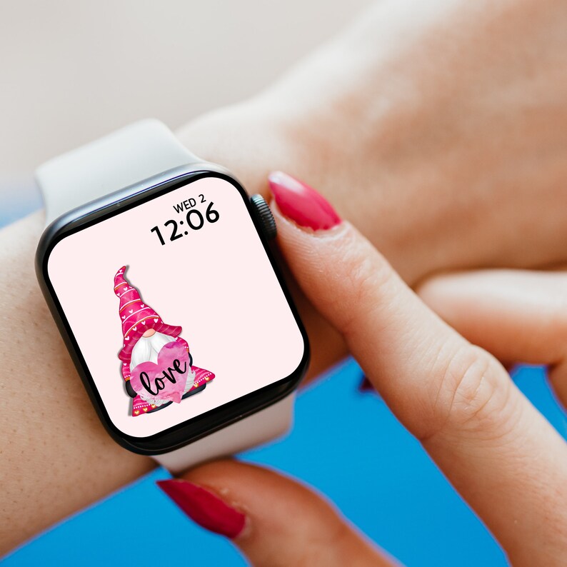 Valentine Gnome Apple Watch Wallpaper Cell Phone Wallpaper Etsy