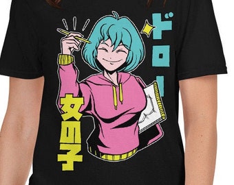 Japanese Streetwear Anime Artist Girl Unisex Women Men T-Shirt