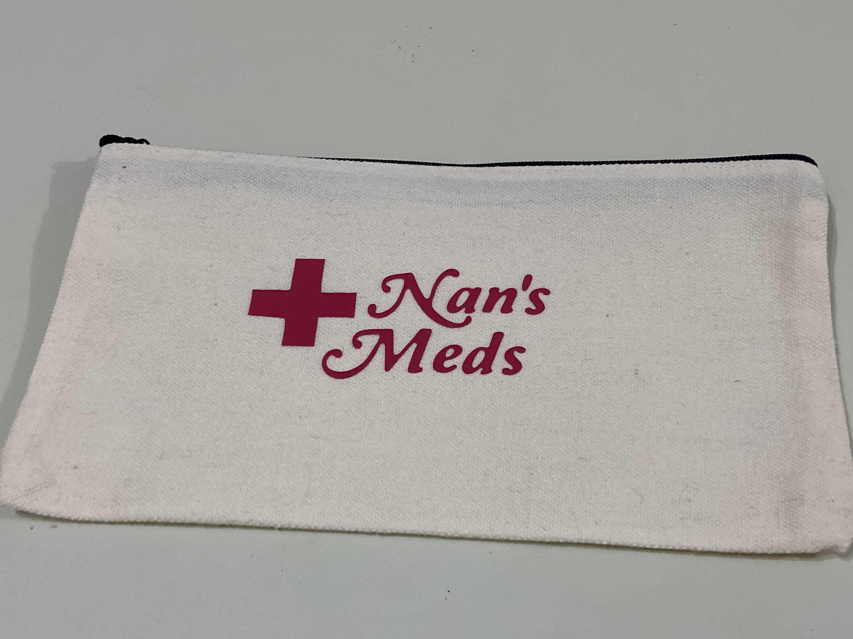 Personalised Medicine bag/pouch Etsy