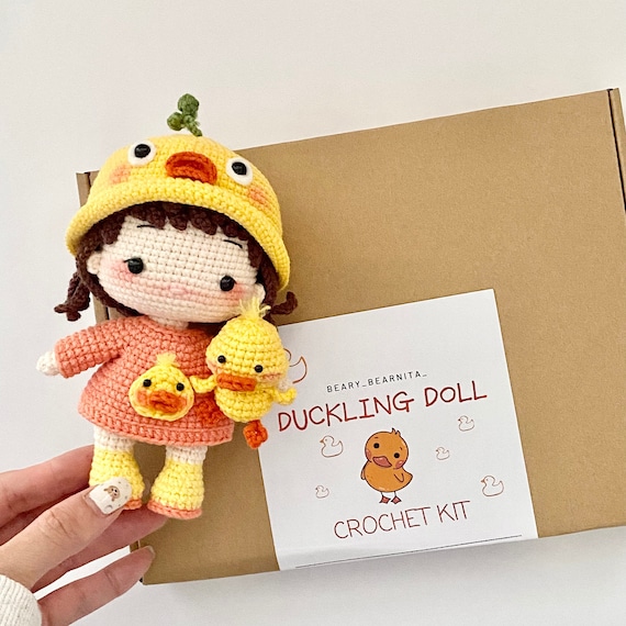 Duckling Doll Crochet Kit. Crochet Kit. Crochet Materials. Amigurumi Doll  Kit. Amigurumi Pattern. 