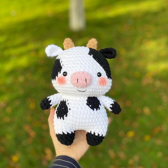 チャンキー牛のあみぐるみ編み図（PDFファイル） - Etsy 日本