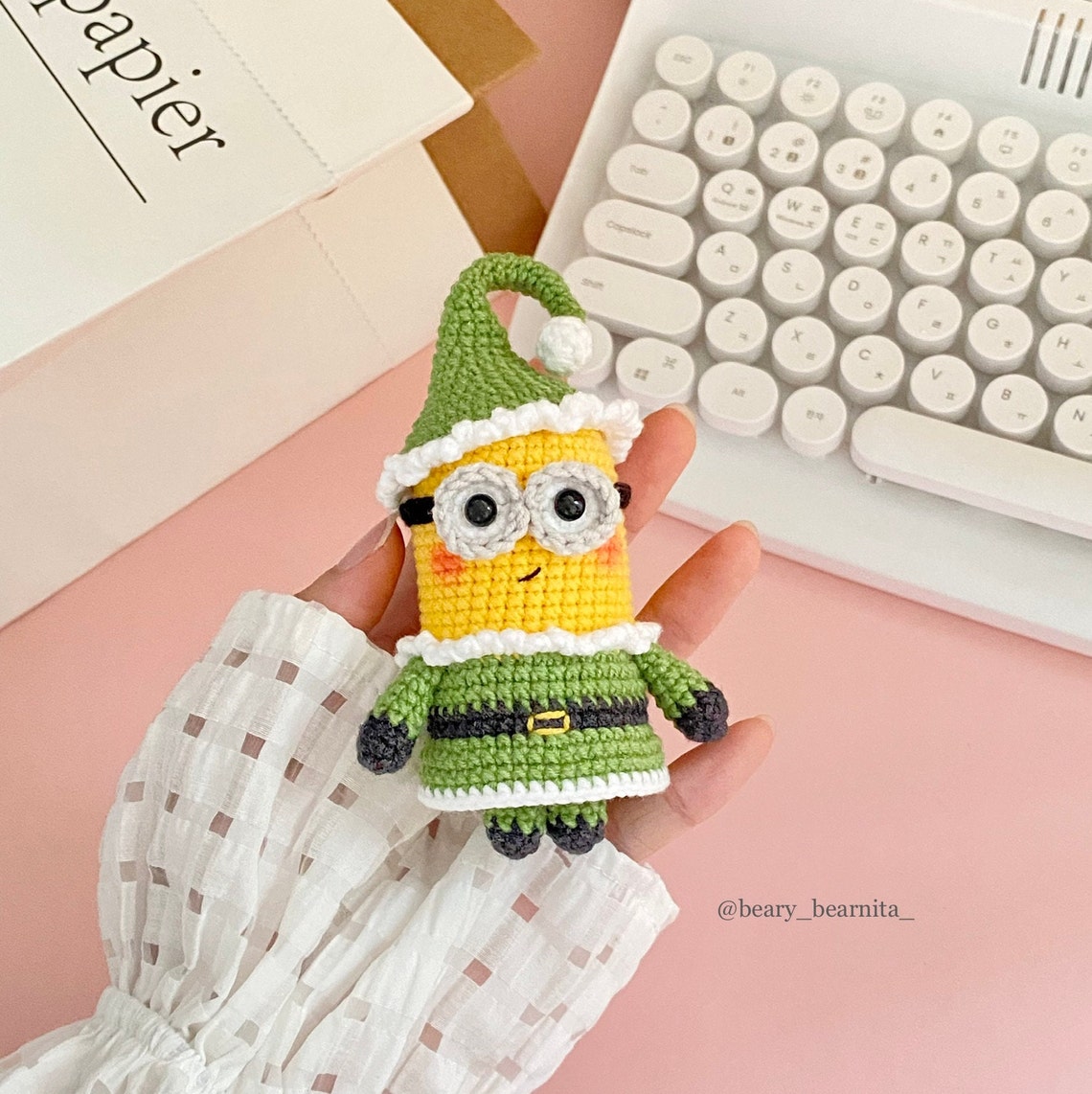 Christmas Yellow Buddies Crochet Pattern. PDF File. Banana Etsy