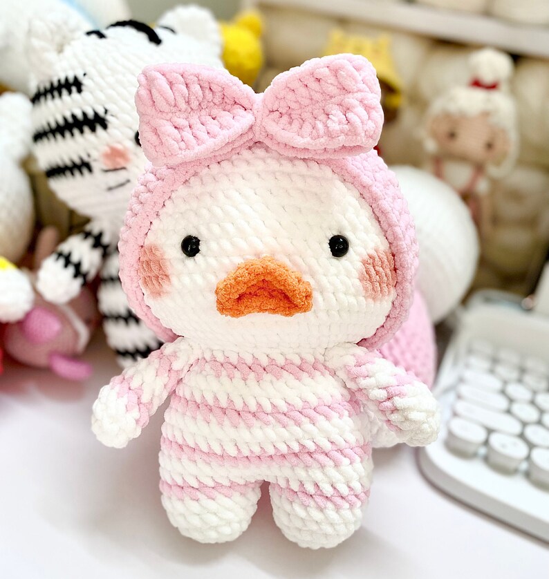 Chunky Duck Amigurumi Crochet Pattern. Amigurumi Pattern. - Etsy