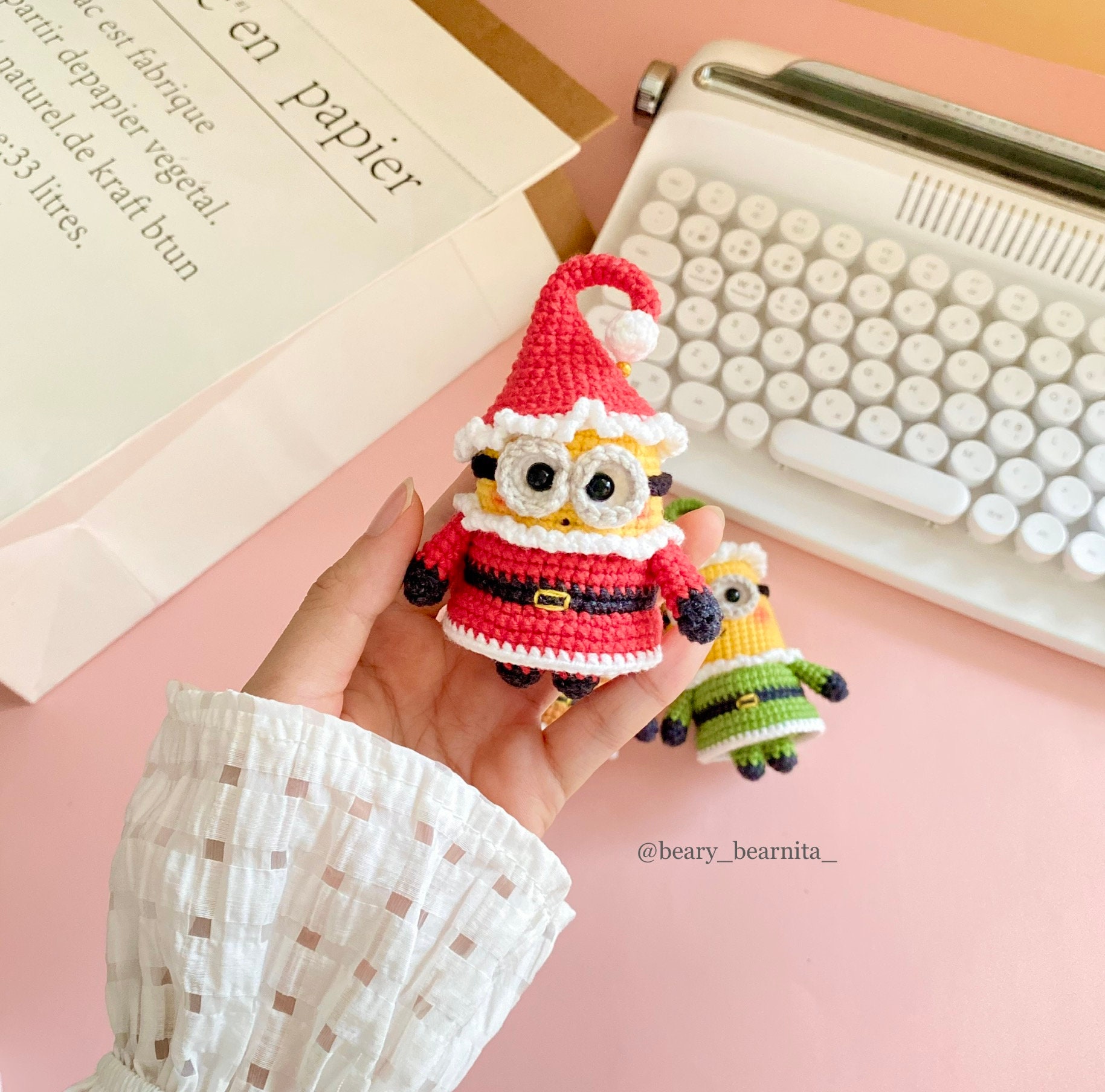 Christmas Yellow Buddies Crochet Pattern. PDF File. Banana Etsy