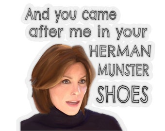 Herman Munster Shoes Sticker - Etsy