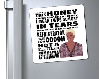 White Refrigerator Magnet Nene Leakes RHOA Real - Etsy