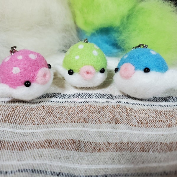 Pufferfish keychains