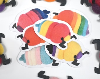 Pridsopod felt stickers!