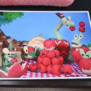 Apple family picnic- Art print