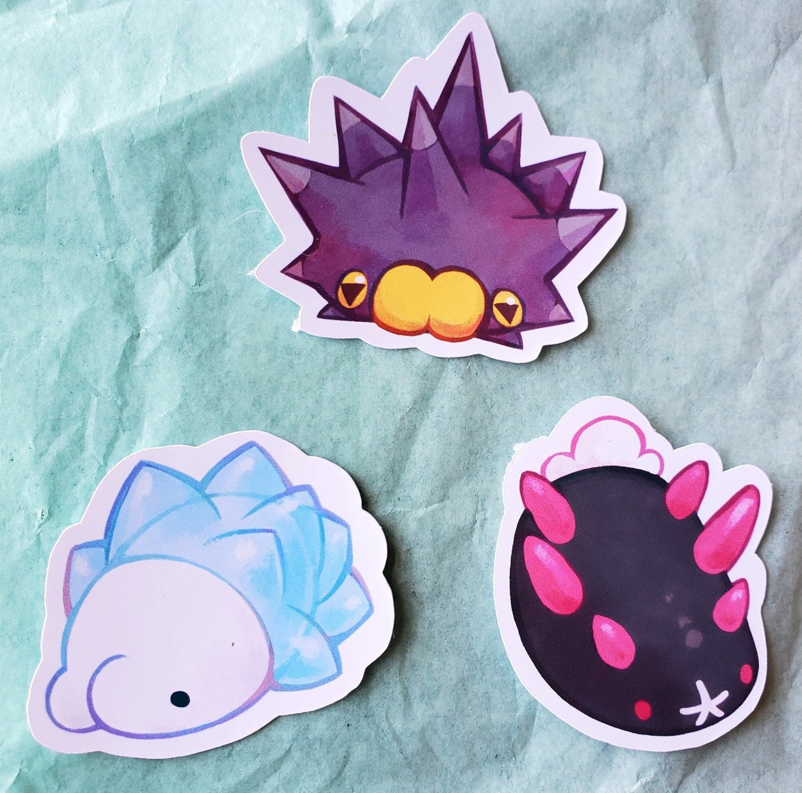Set 3 Peluche Pokémon – Pyukumuku, Pincurchin E Snom – 11-13 Cm, Morbidi E Nuovi