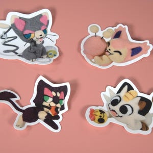 Poke kitties stickers