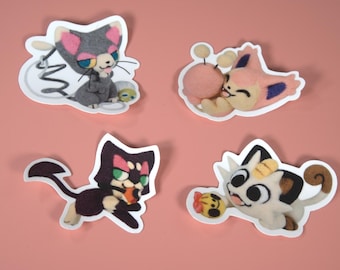 Poke kitties stickers