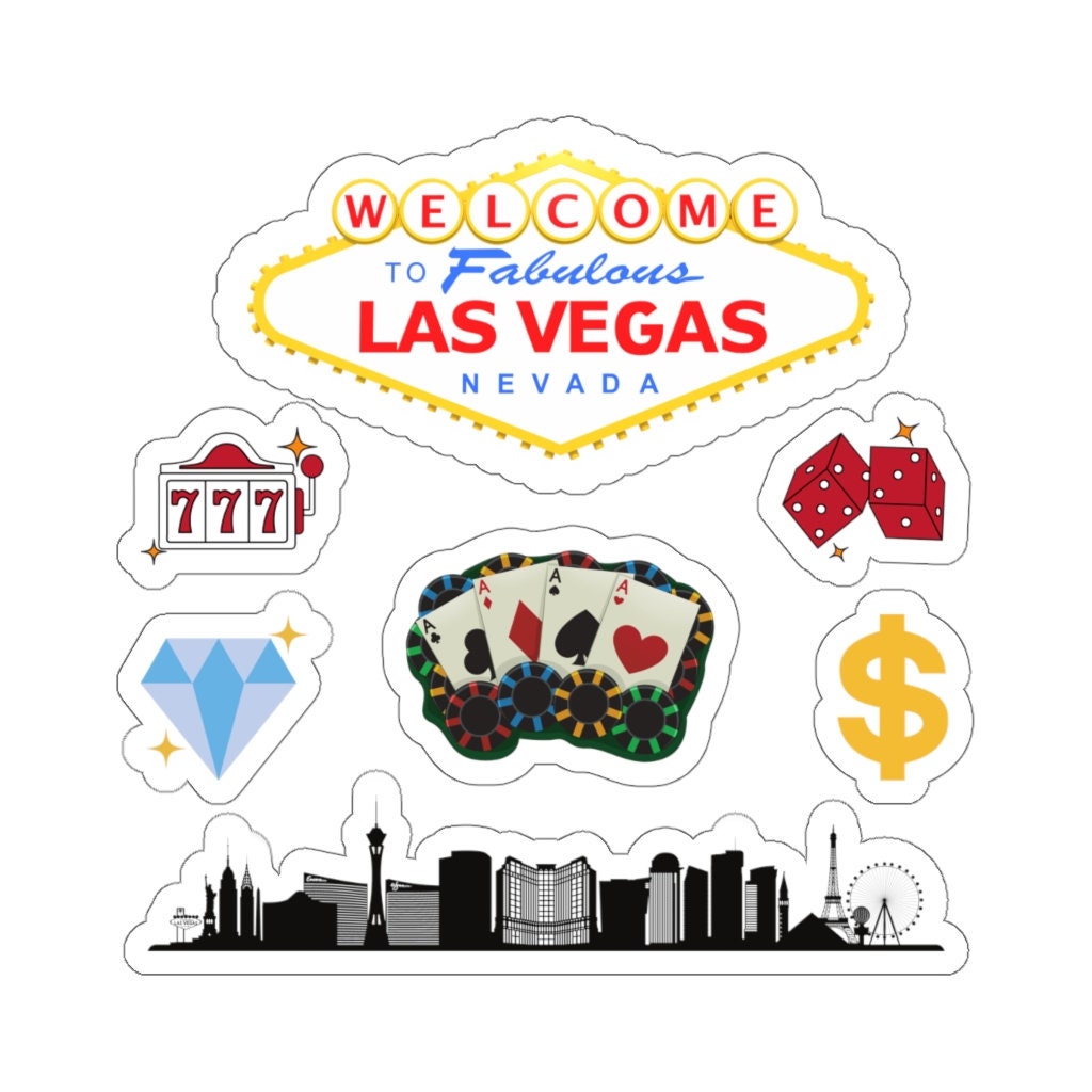 Las Vegas Sticker Pack City Sticker Pack Vegas Sticker Pack Etsy