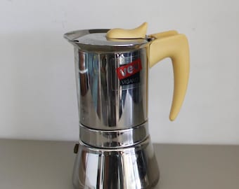 Kontessa Vev Vigano Coffee Maker, in 18/10 Stainless Steel Kontessa Vev Vigano Coffee Maker, in 18/10 Stainless Steel