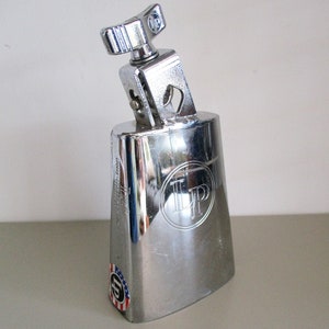 Latin Percussion LP204B Deluxe Black Beauty Chrome Cowbell, percussion  cow bell, Latin music,percussion cowbell,Drum Set Cowbell