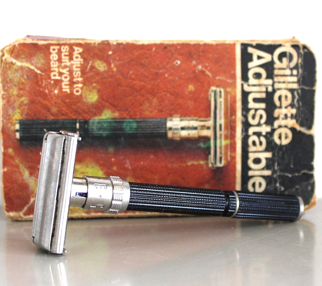 Vintage Gillette, Gillette Super 109 ,gillette Super Adjustable Razor ...