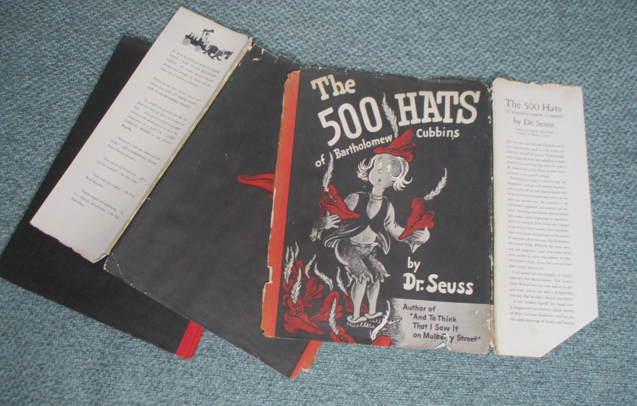 Lot De 6 Livres Dr. Seuss Premières éditions Premières Impressions - Contient "500 Chapeaux" Et Autres Classiques