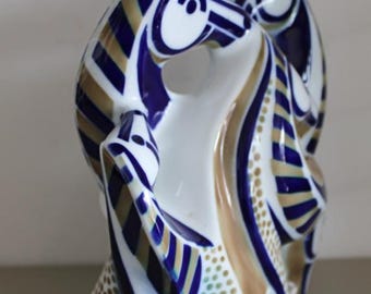 Sargadelos Wild Horses Modern Sculpture in Porcelain,rapa