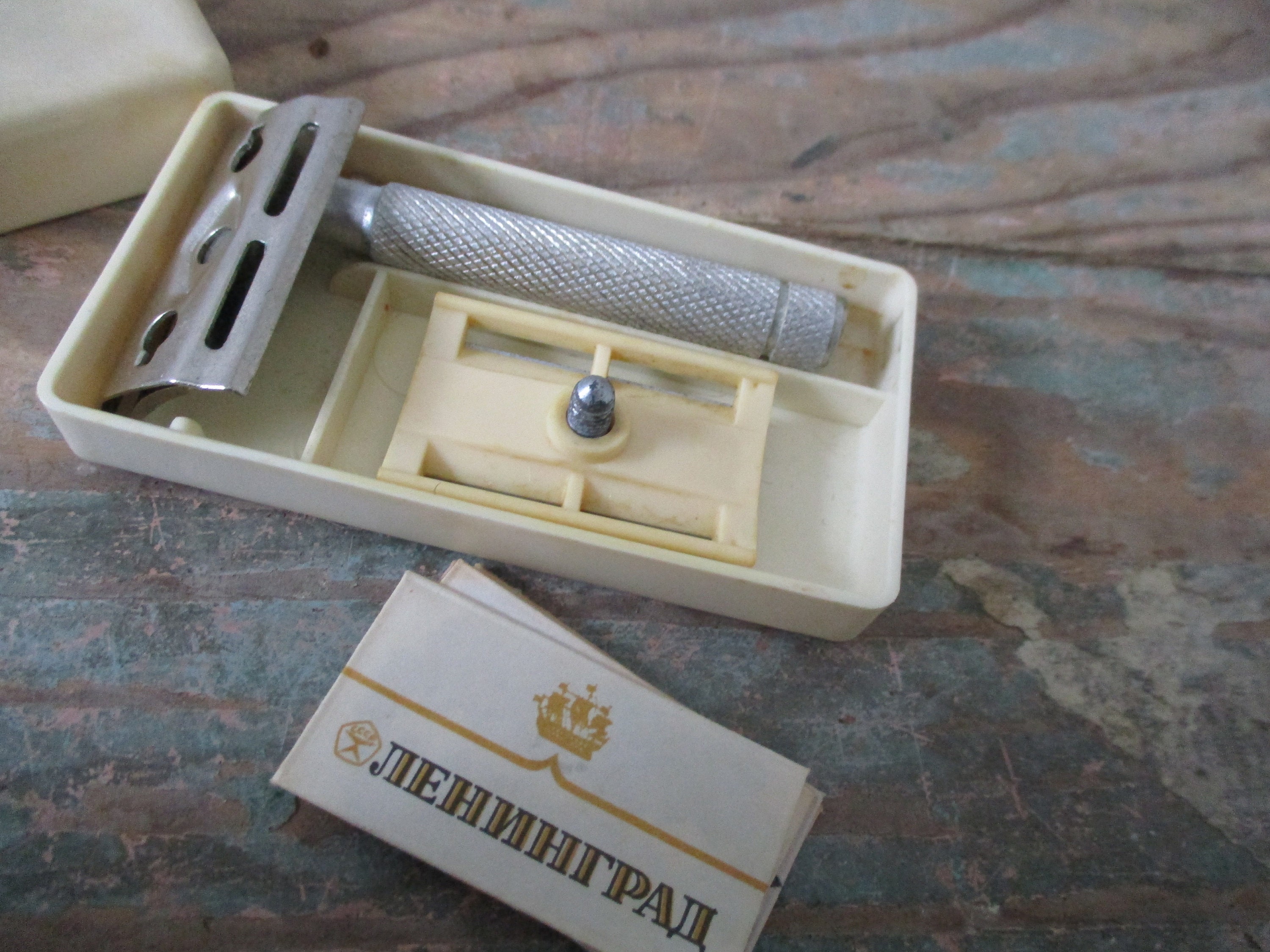 Russian Safety Razor ,vintage Soviet Safety Razor Lot, Russian Razor ...