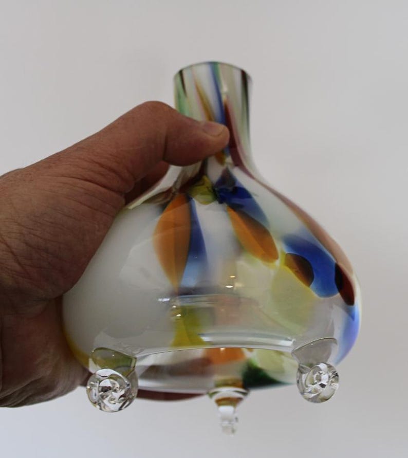 Murano Glass Footed Fly Bee Wasp Trap Catcher ,barbeque Fly Trap ...