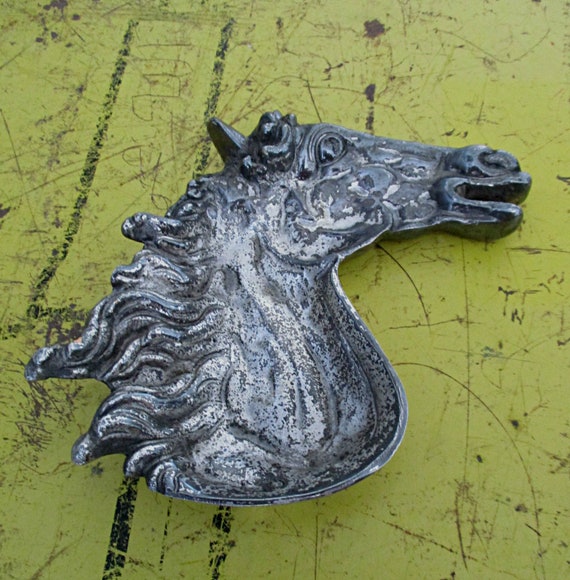 Vintage ring dish , horse head ring dish by ,eques