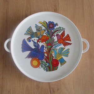 Villeroy & Boch Acapulco Servierplatte , Servierplatte , Villeroy and Boch Acapulco Servierplatte , Christine Reuter, Mexikanische Blumen und Vögel