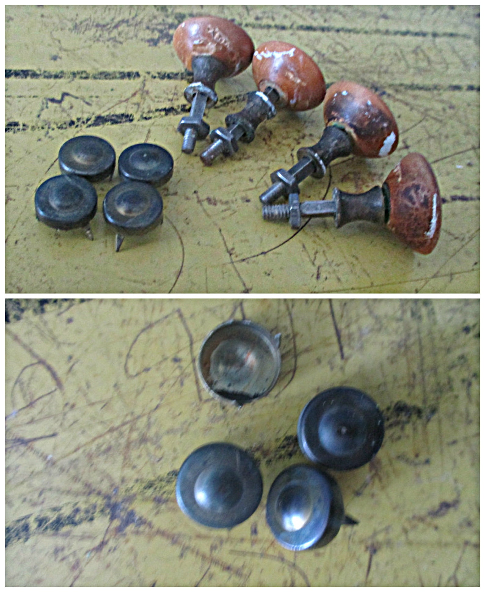 Vintage hardware drawer Pull Danish Modern scandinavian Etsy