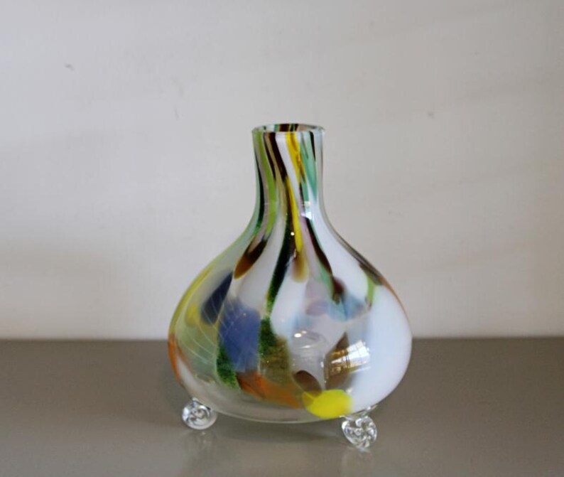 Murano Glass Footed Fly Bee Wasp Trap Catcher ,barbeque Fly Trap ...