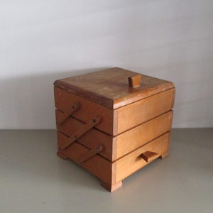 Rustic wooden Sewing Box From Stafil - Organizers, Baskets, Boxes -  Accessories & Haberdashery - Casa Cenina