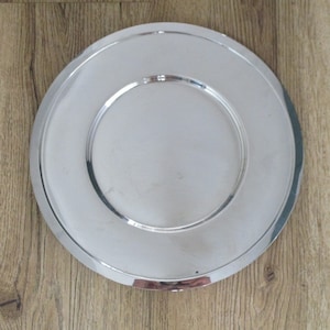 Jean Couzon Under plates  , French Chargers ,18/10   under plates plates ,  under plates MCM French  dinner sous plat set Round Jean Couzon