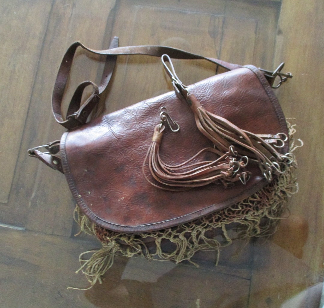 Hunting Bag Leather Hunting Bag Vintage Hunting Bag Etsy