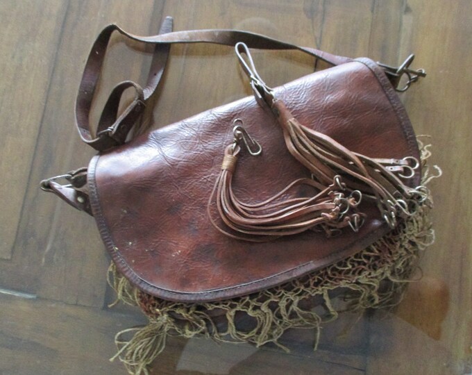 Hunting Bag , Leather Hunting Bag , Vintage Hunting Bag , Shoulder Bag ,leather Hunting Bag