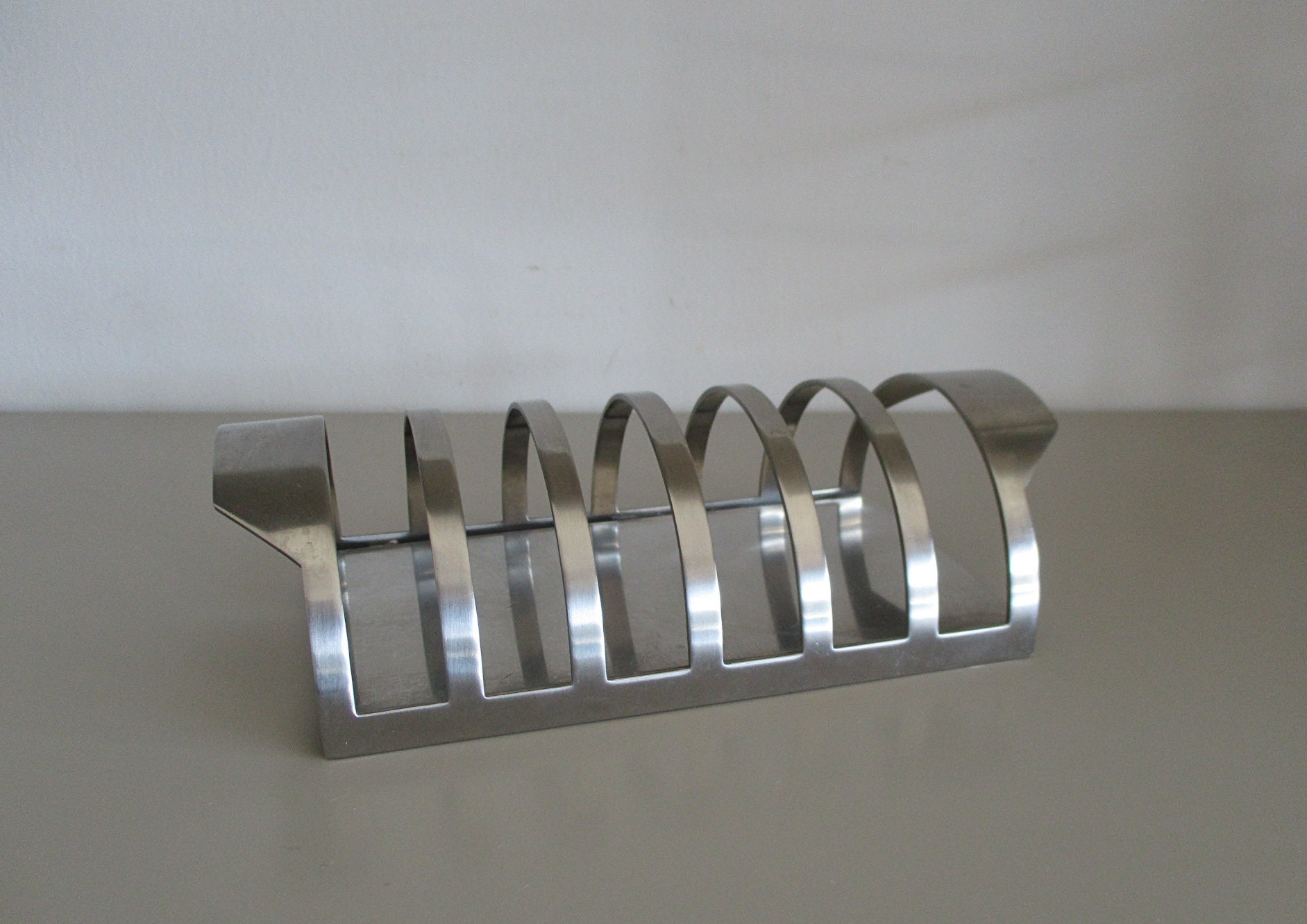 Stelton Denmark Stainless Steel Toast Rack, Stelton of Denmark Toast Rack Arne Jacobsen Design, vintage Stelton , Danish modern table ware
