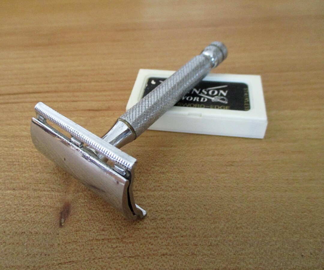 Vintage Israeli Army Safety Razor, Vintage Safety Razor,wet Shave Razor ...