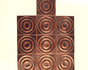 ヴィンテージ ウォール タイル セット (6 個) |ドイツ | 80年代 - Etsy