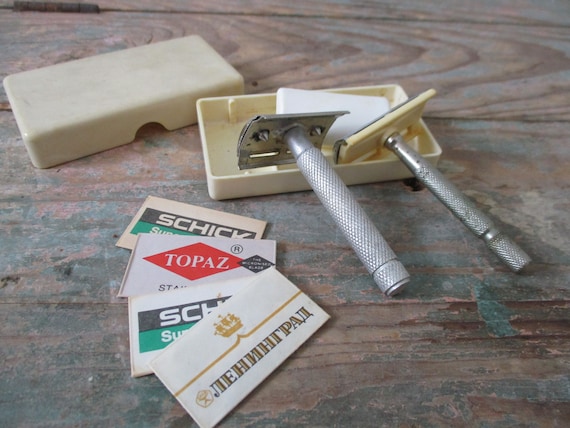 Russian safety razor Vintage soviet safety razor lot Russian | Etsy