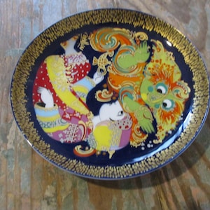 Rosenthal &#39;Aladdin and the Wonder Lamp&#39; plates,Bjorn Winblad  plate , Aladin und die Wunderlampe 1