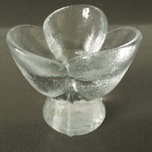 Kosta Boda Glass Tulip candle holder,Swedish glass 1970s, vintage Kosta Boda ,Scandinavian Design. Made in Sweden. Swedish art glass
