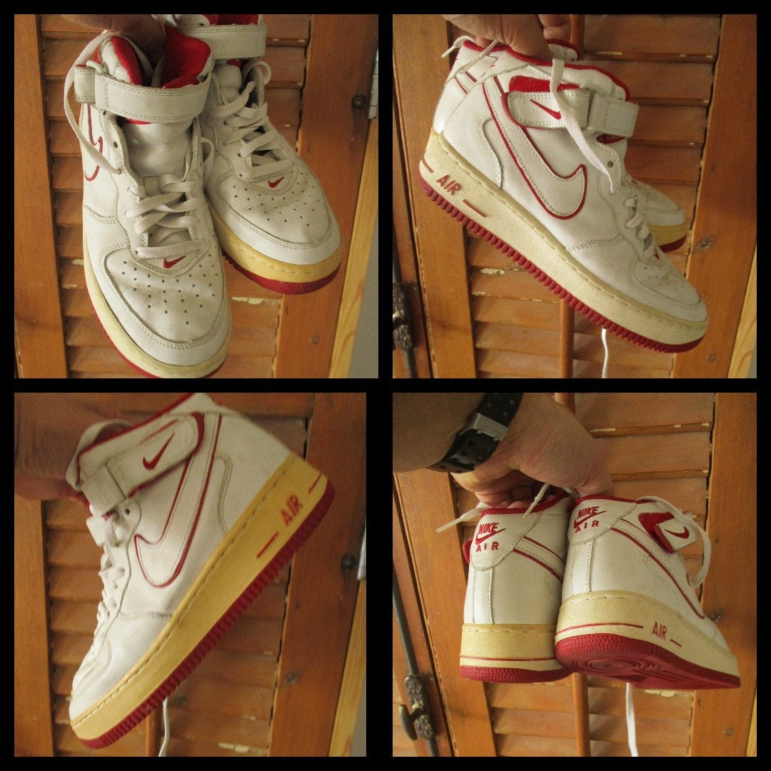 Nike Air Force 1 2002,nike Air Force 1 Mid Varsity Red 2002  display picture 1