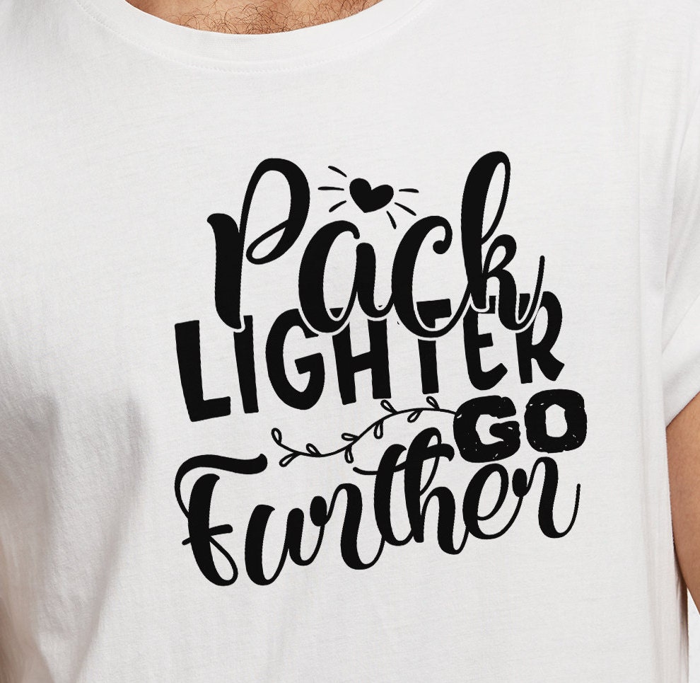 Download Pack Lighter Go Further Svg Travel Bag Gift Suitcase Fun Etsy