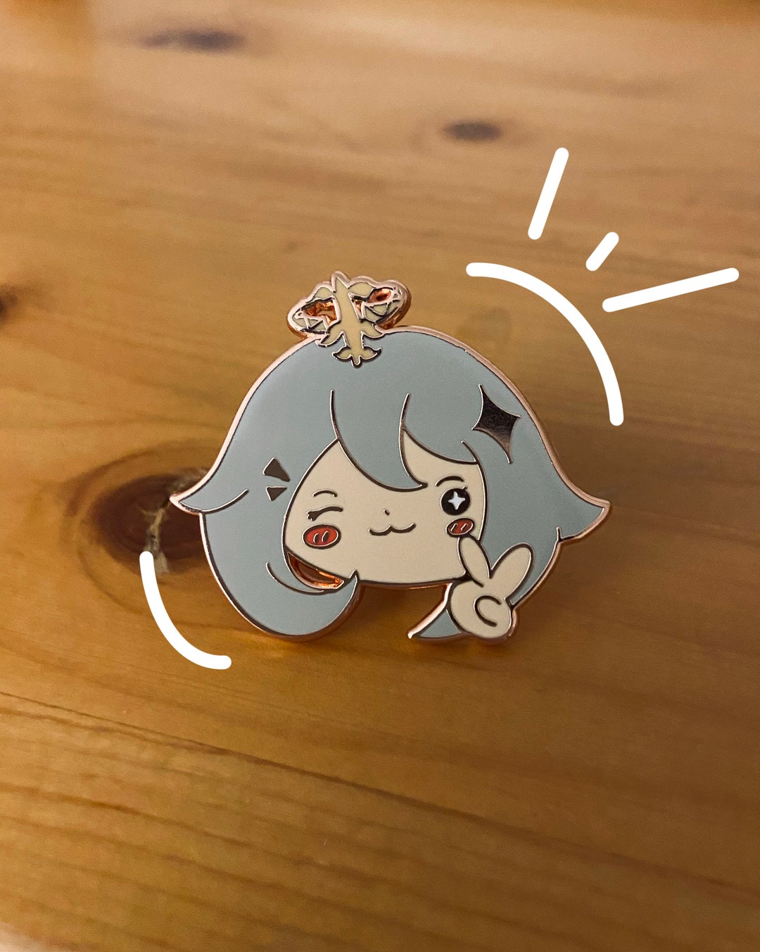 Genshin Impact Paimon Emergency Food Enamel Pin 1.5 In - Etsy